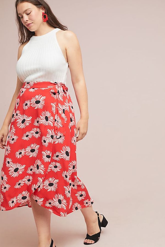 52 Conversations by Anthropologie Colloquial Wrap Skirt