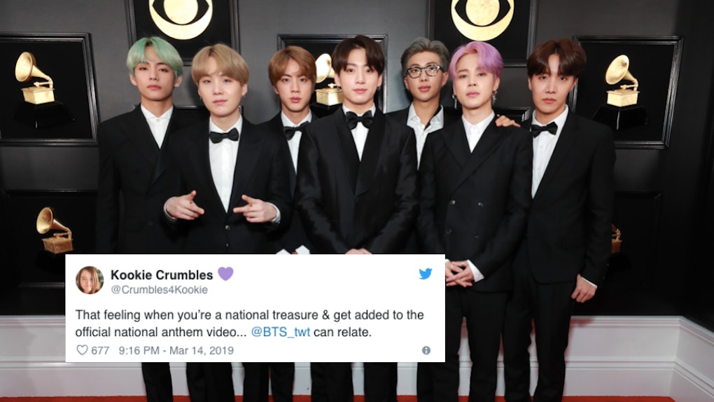 The Official Korean National Anthem Video Featuring BTS Has ARMY In