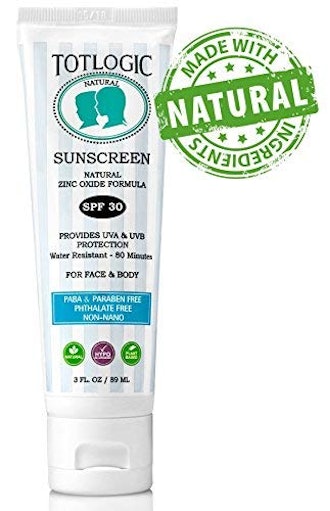 TotLogic Natural Mineral SPF30 Sunscreen