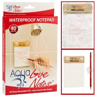 Aqua Love Notes Waterproof Notepad