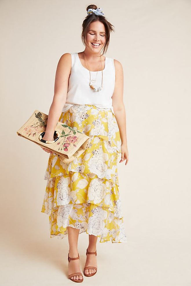 Maeve Mosier Tiered Maxi Skirt