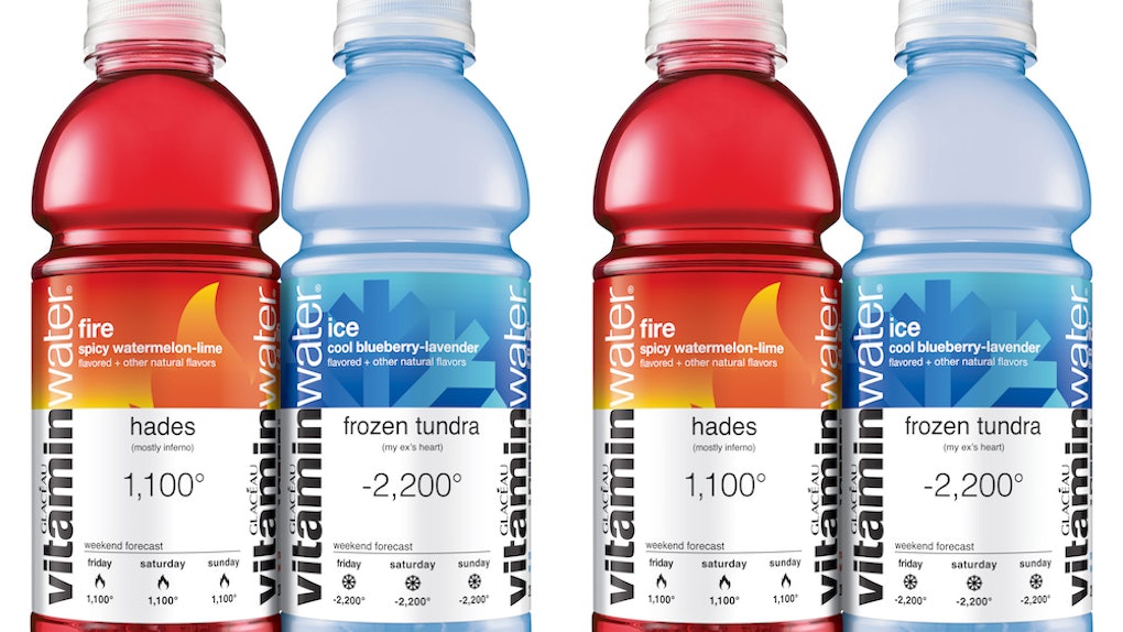 These New Vitaminwater Fire & Ice Flavors Will Heat You Up & Cool You Down