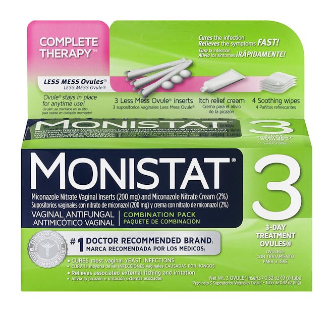 Monistat 3-Day Treatment Ovules Combination Pack