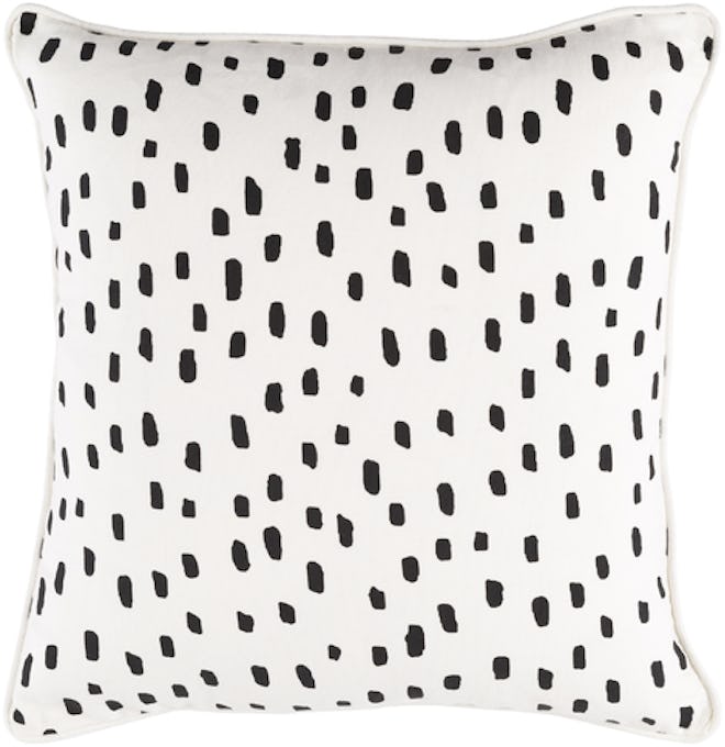 Dalmatian Pillow, Black