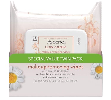 Aveeno Ultra-Calming Makeup Removing Wipes (2 Pack)