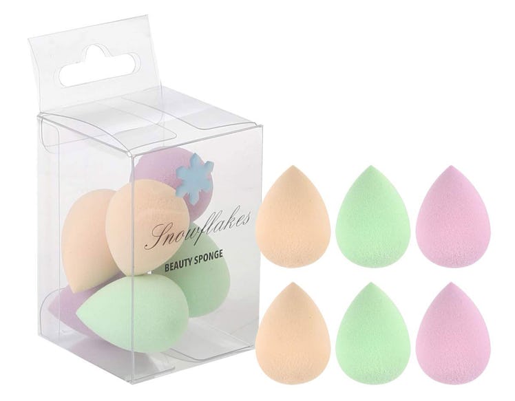 Snowflakes Beauty Sponge Makeup Blender Set (6 Pack)