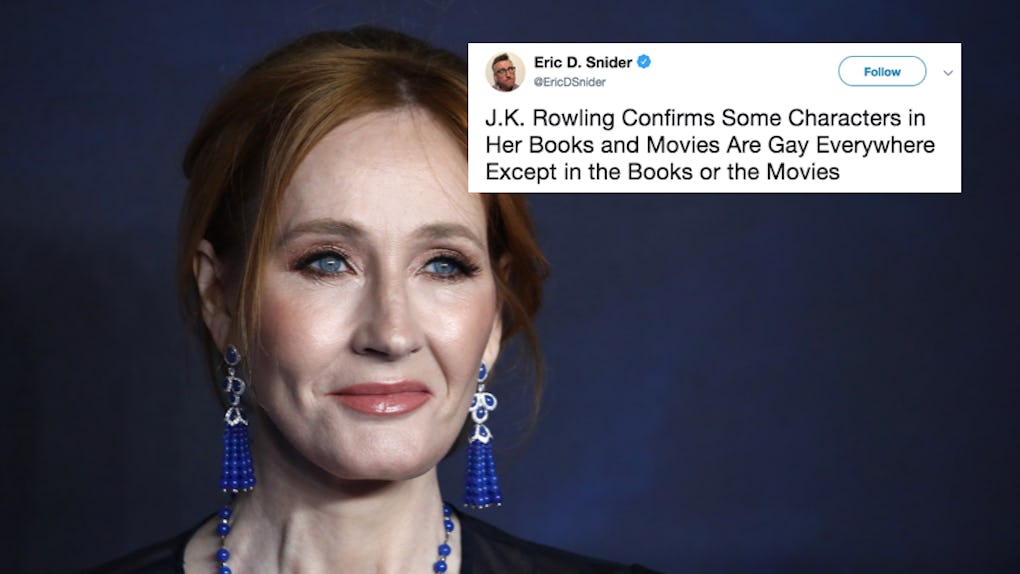 These Tweets Memes About Jk Rowling Explaining Dumbledore S Sexuality Are So Over It