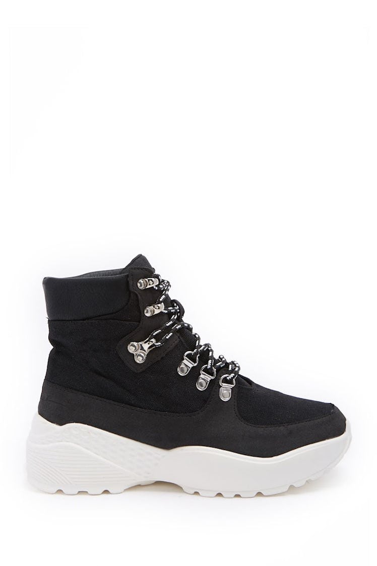 Lace-Up Sneaker Boots