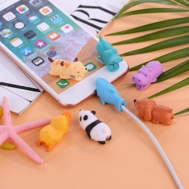 Animal Buddies Phone Cord Bites (13 Pieces With Pouch)
