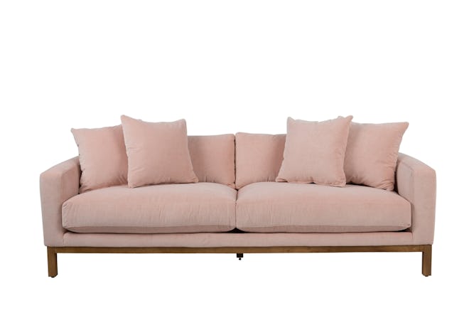 Maxwell Velvet Sofa, Pink 