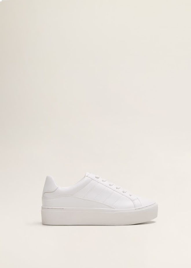 Platform Lace-Up Sneakers