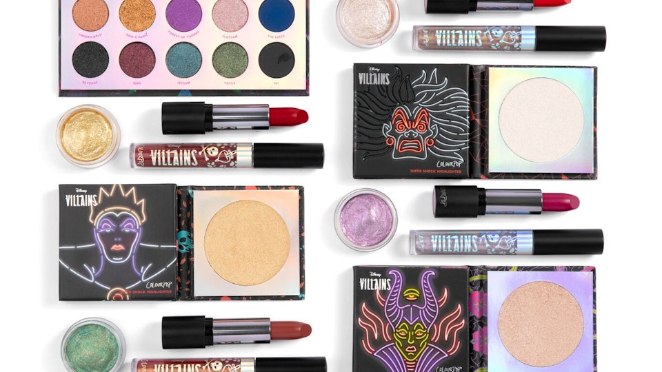 Colourpop S Disney Villains Makeup Collection Is Wickedly Fun