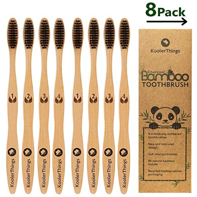 Koolerthings Bamboo Toothbrush (8 Pack)