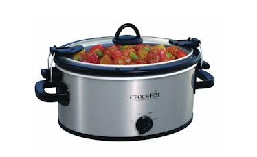 4 Qt. Cook and Carry Slow Cooker Stainless Steel