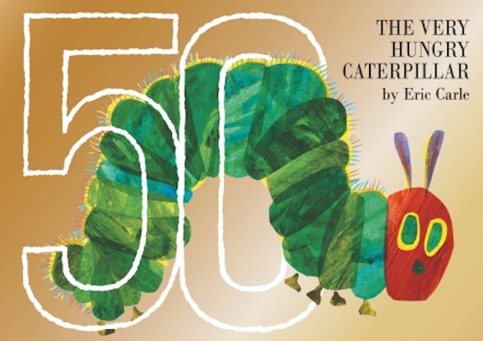 The cover of 'The Very Hungry Caterpillar' by Eric Carle