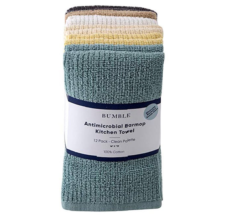 Bumble Antimicrobial Barmop Kitchen Towels  (12 Pack)