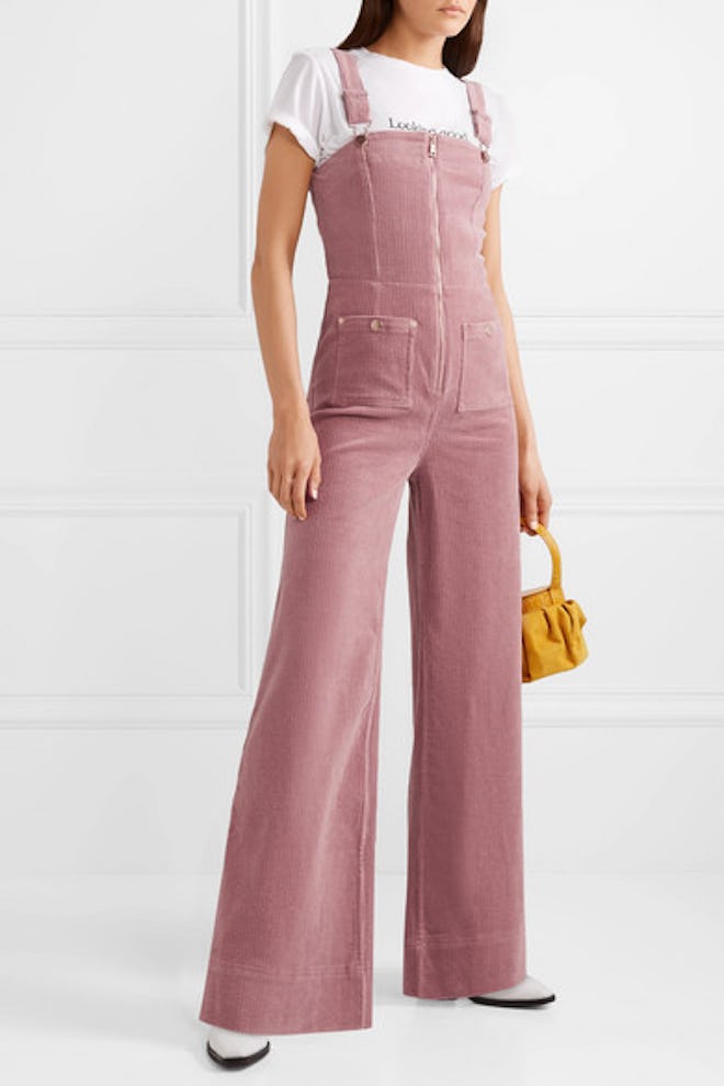 Quincy Stretch-Cotton Corduroy Overalls