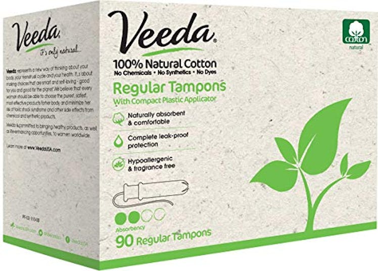 Veeda All-Natural Cotton Tampons (90-Count)