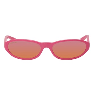 Pink Round Neo Sunglasses