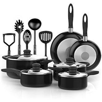 Vremi Nonstick Cookware Set (Set of 15)