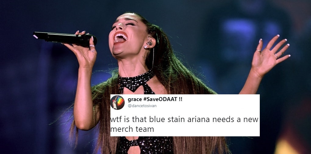 The Tweets About Ariana Grandes Mystery Stain Sweetener T