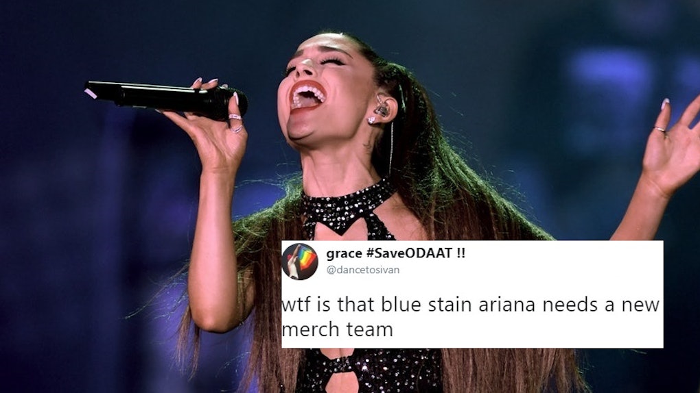The Tweets About Ariana Grandes Mystery Stain Sweetener T