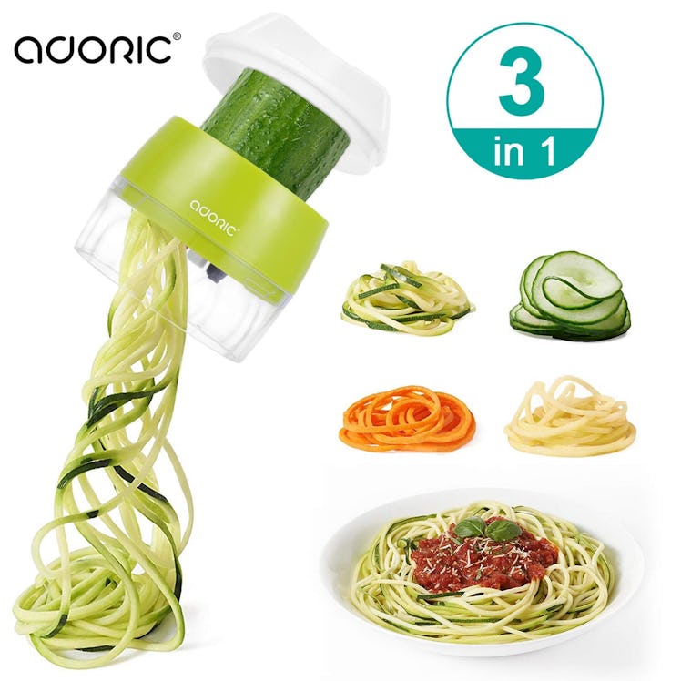 Adoric Three-In-One Handheld Spiralizer