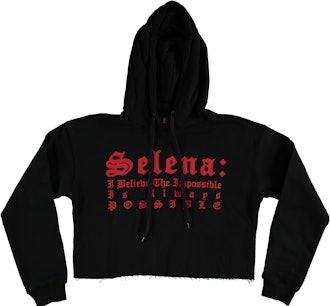 Selena Cropped Hoodie