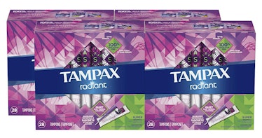 Tampax Radiant Super Plus Absorbency Tampons (128-Count)