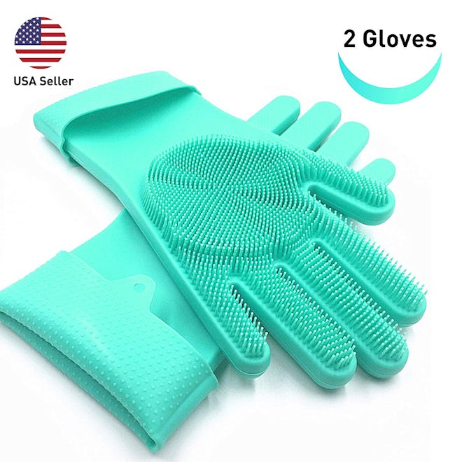 SolidScrub Silicone Scrubbing Gloves