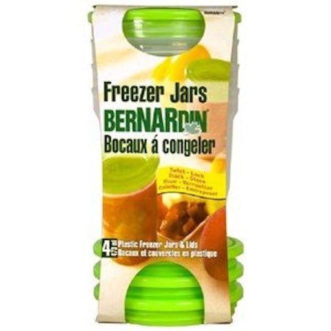 Bernardin Plastic Freezer Jars (4 Pack)