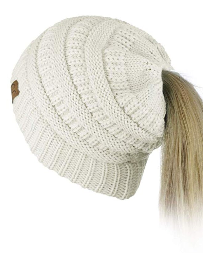 C.C Ponytail Beanie Hat