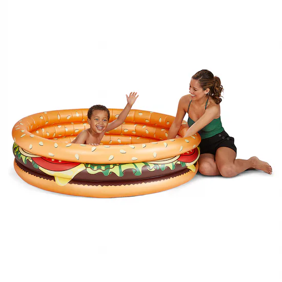 This Cheeseburger Kiddie Pool Is Definitely 