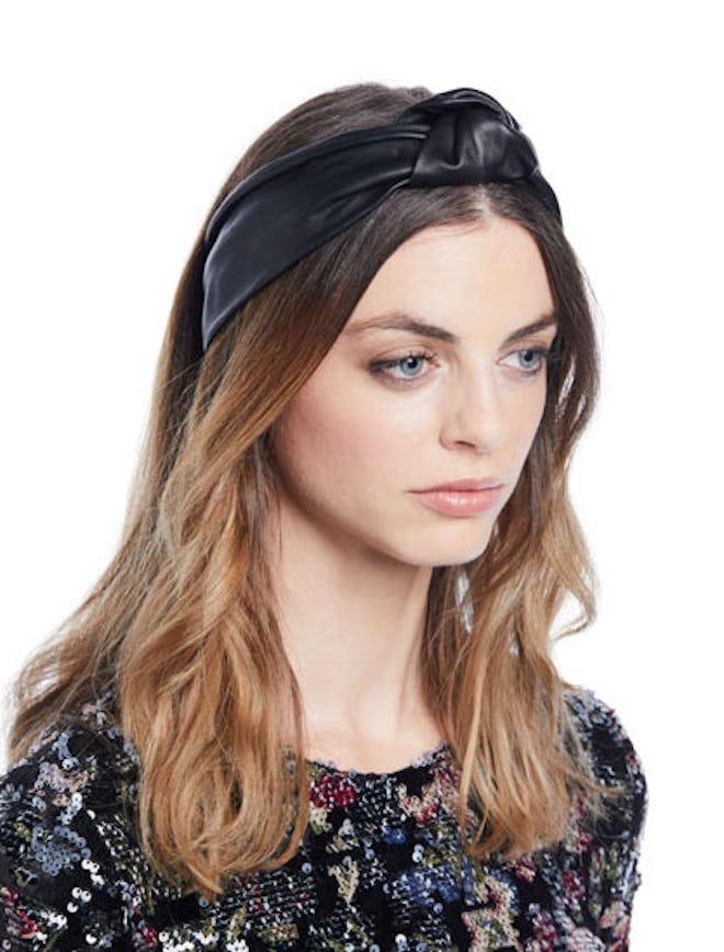 Knotted Leather Head Wrap
