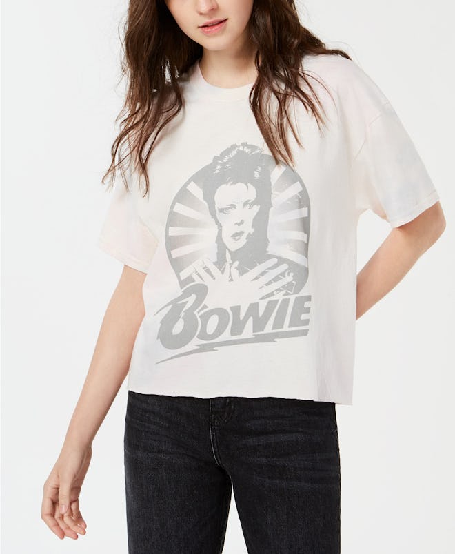Cotton David-Bowie-Graphic T-Shirt