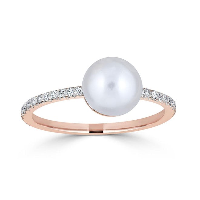 Pearls and Pebbles Diamond Ring