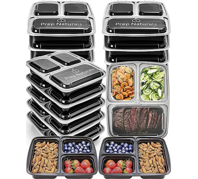 Prep Naturals Meal Prep Containers  (15 Pack)