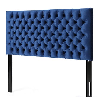 Hunter Navy Blue Velvet Headboard 