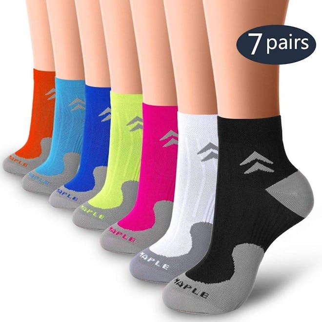 BLUEMAPLE Compression Socks (7 Pack)