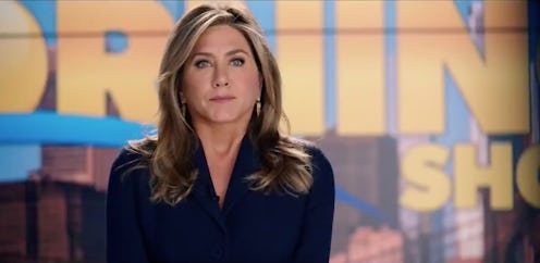 Jennifer Aniston during the filming of the ‘Morning Show' TV series