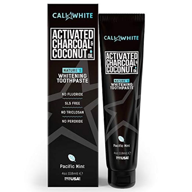 Cali White Activated Charcoal & Organic Coconut Oil Teeth Whitening Toothpaste
