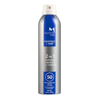 Protect + Tan 2 in 1 Sunscreen SPF 50 infused with Gradual Self-Tanner Spray