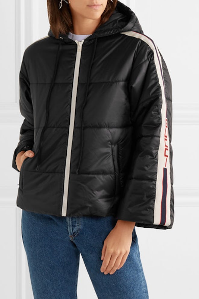 Hooded Quilted Shell Jacket