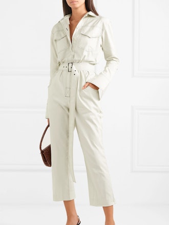 Workwear Belted Cotton-Gabardine Jumpsuit