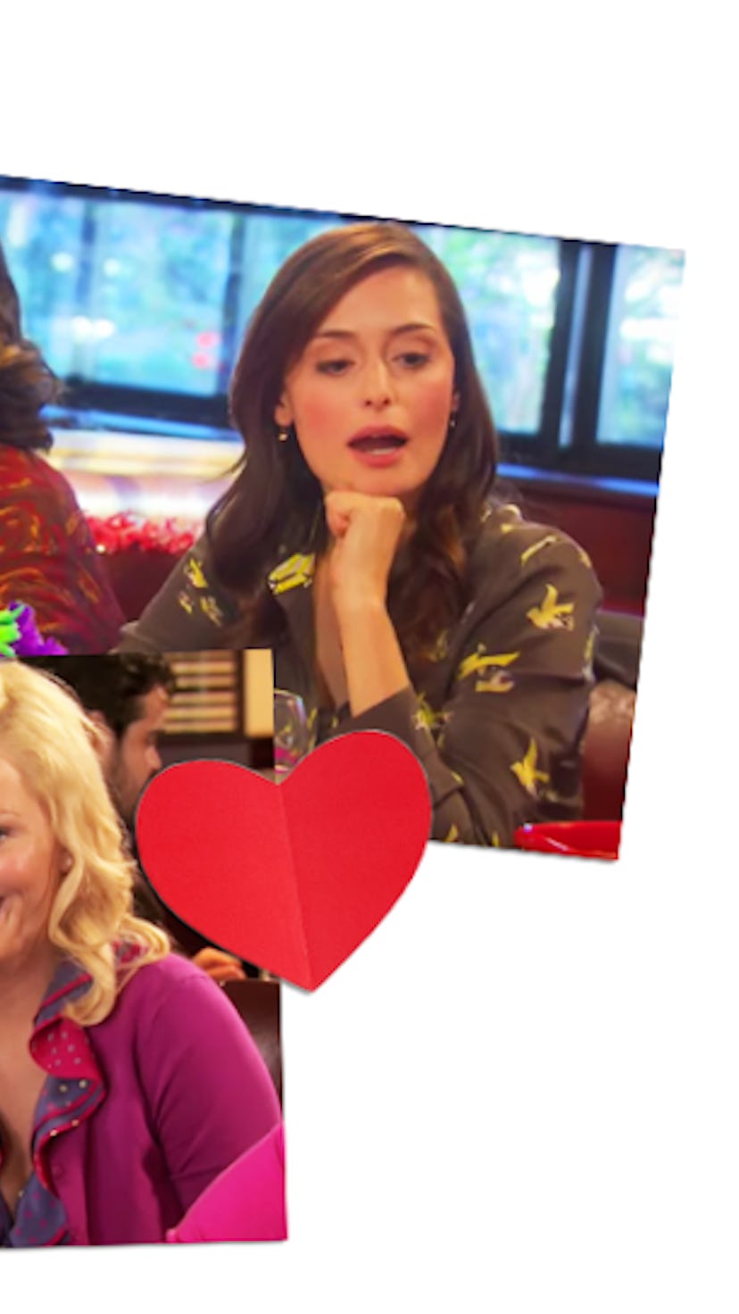 Amy Poehler, Pamela Reed, Nick Offerman, Rashida Jones, Retta and Aubrey Plaza in the Parks & Rec "G...