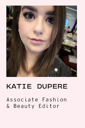A portrait of Katie Dupere, Associate fashion and beauty editor