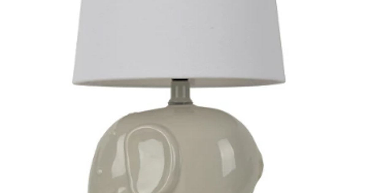 Elephant Table Lamp Gray Includes Cfl Bulb Pillowfort