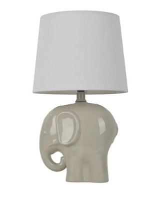 Elephant Table Lamp Gray (Includes CFL bulb) - Pillowfort™