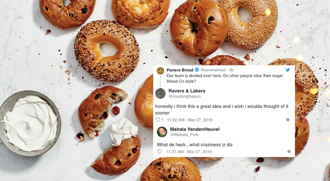 These Tweets About Panera Cutting Bagels Like Sliced Bread Are Torn Between Loving & Hating It