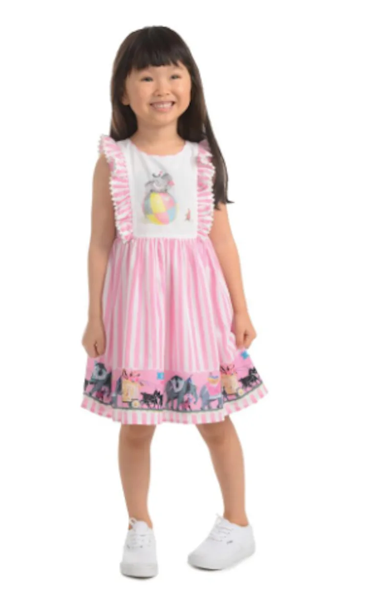 pippa and julie disney princess dress Pippa & Julie Girls' Disney Princesses Border Print Dress - Baby